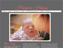 Tablet Screenshot of harpersheroes.com
